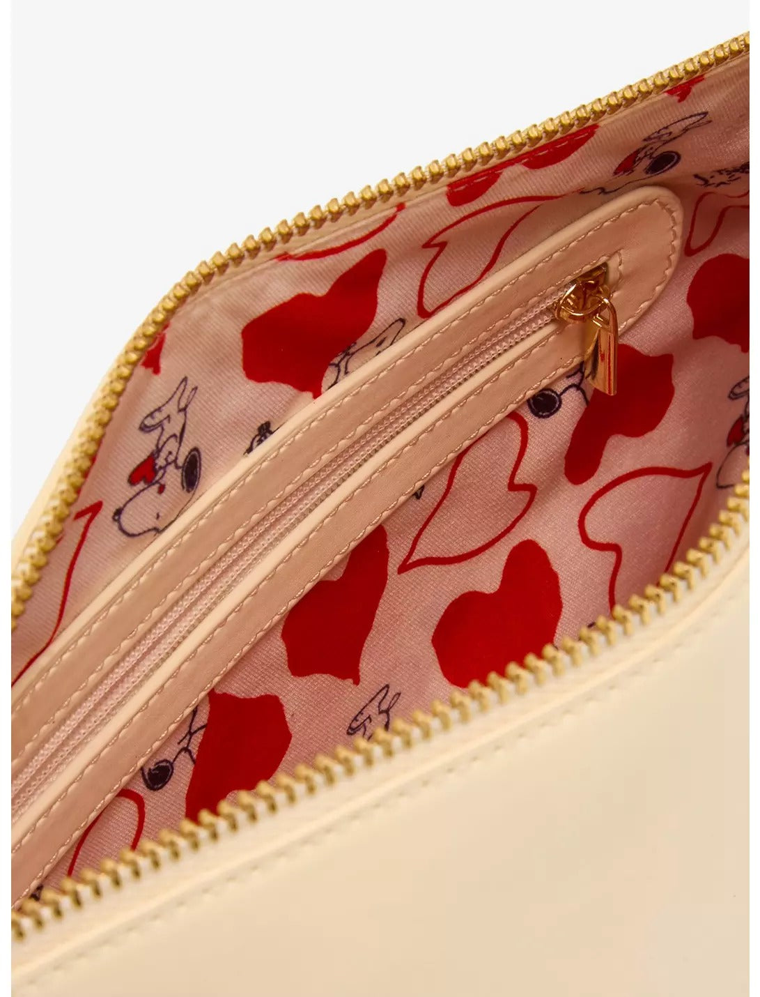 Bolso bandolera con forma de corazón de Snoopy y Woodstock de Peanuts