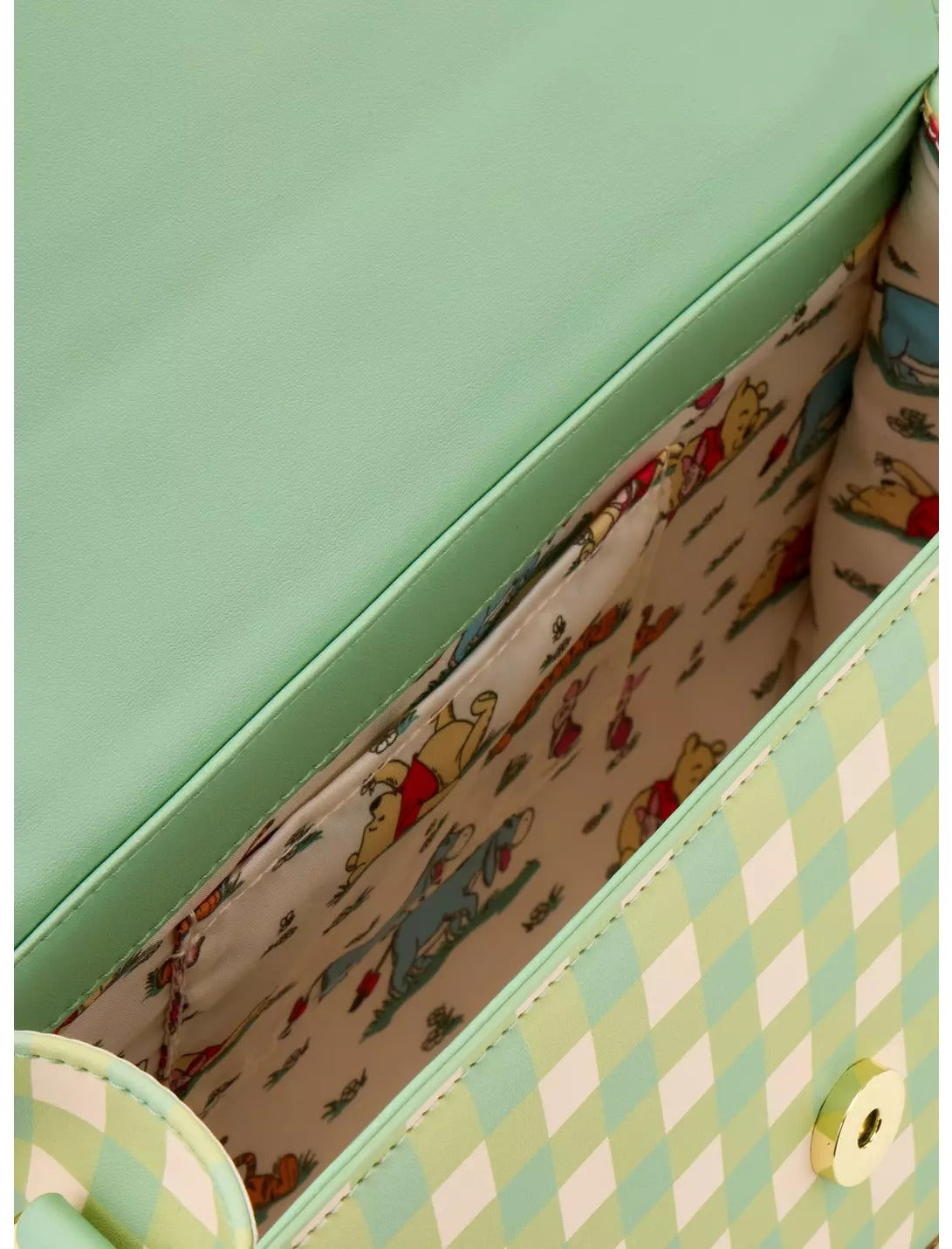 Bolso Loungefly Disney Winnie the Pooh con estampado floral a cuadros
