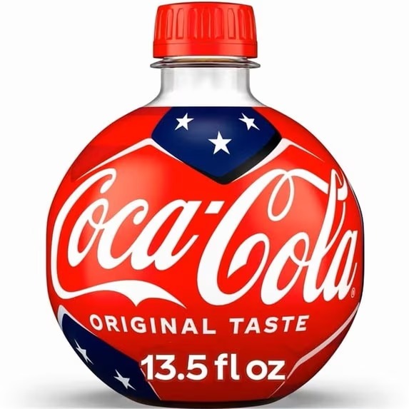 Coca-Cola Classic Soda Pop Soccer Ball Orb Bottle, 13.5 fl oz, – Limited Edition