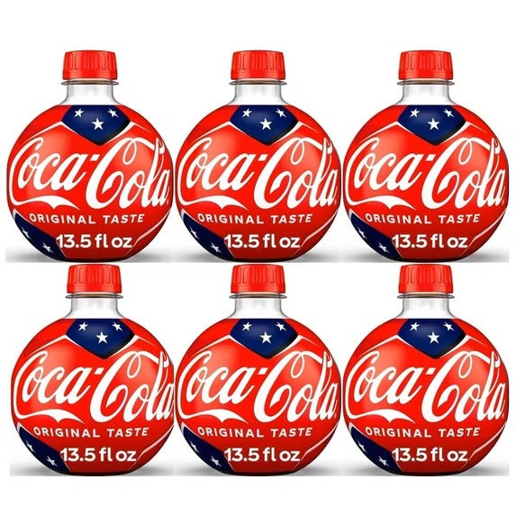 Coca-Cola Classic Soda Pop Soccer Ball Orb Bottle, 13.5 fl oz, – Limited Edition