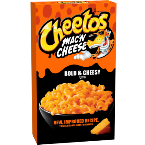 Cheetos Mac N Cheese Pasta con Salsa Saborizada Sabor Audaz y con Queso, Caja de 5.9 oz