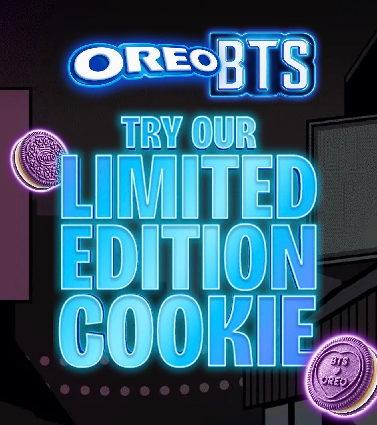 Galletas sándwich OREO BTS, edición limitada, 300 g
