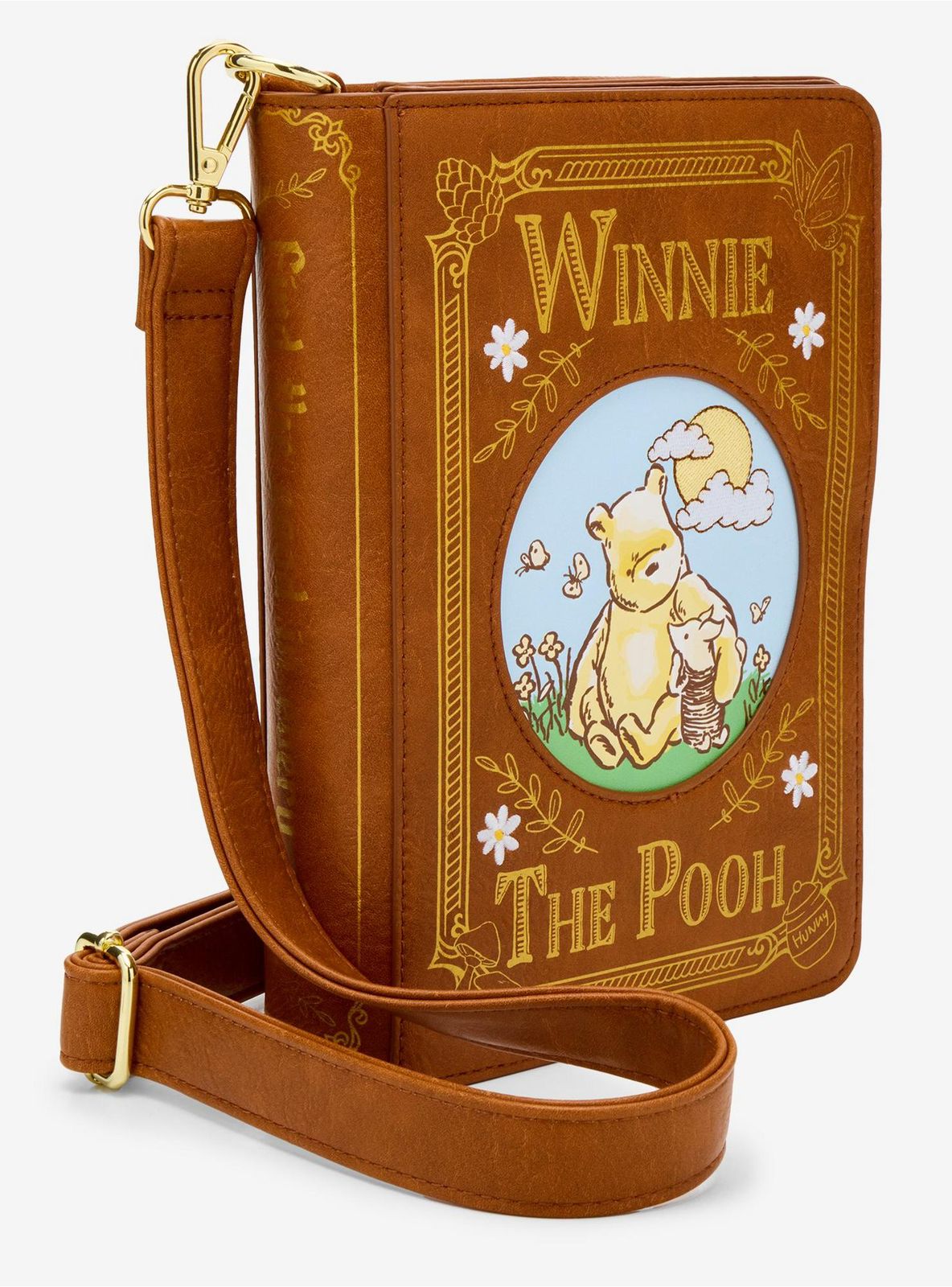 Bolso bandolera Loungefly Disney Winnie the Pooh con figura de libro