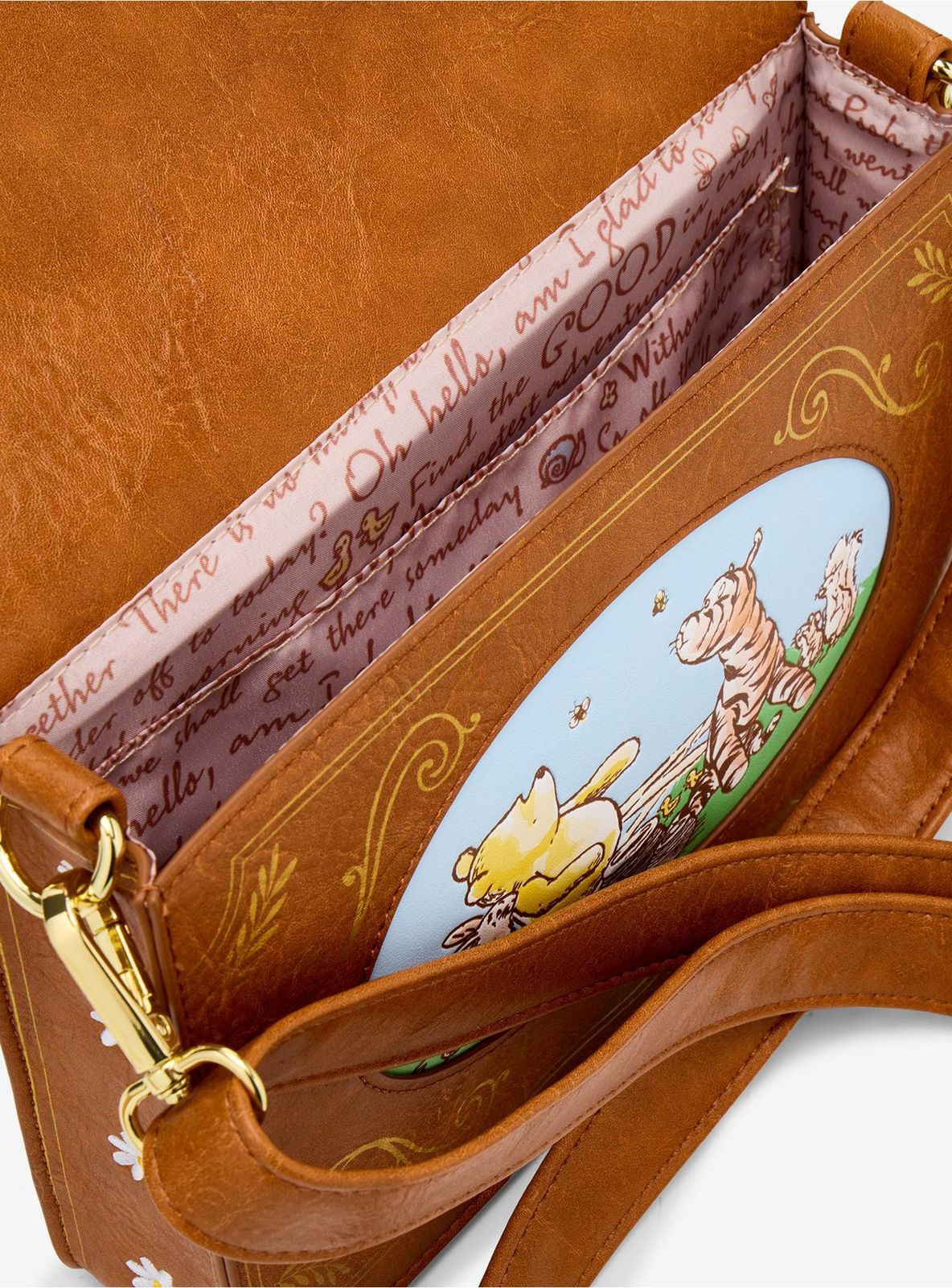 Bolso bandolera Loungefly Disney Winnie the Pooh con figura de libro