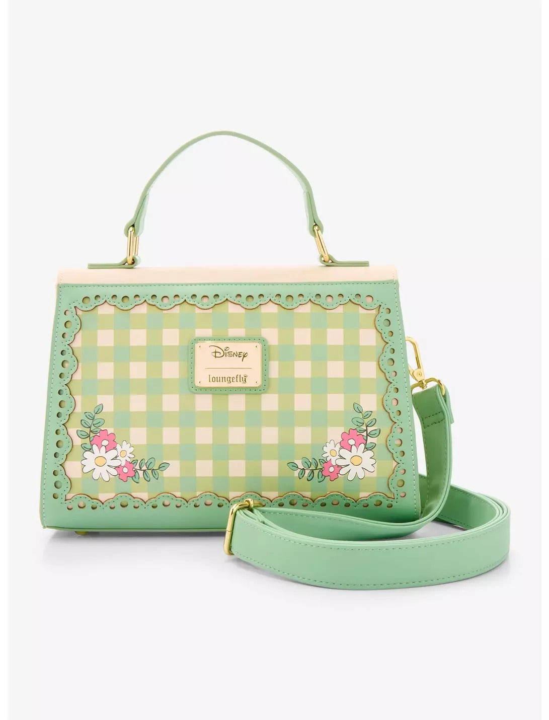 Bolso Loungefly Disney Winnie the Pooh con estampado floral a cuadros